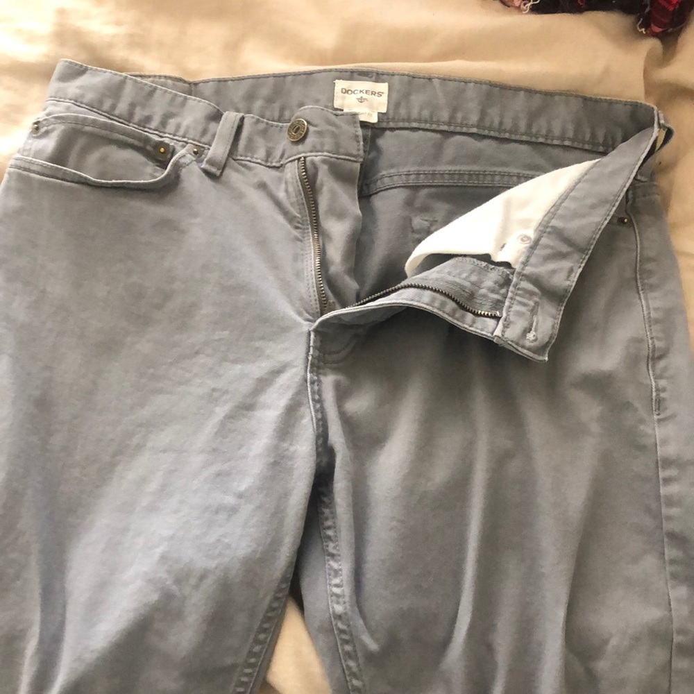 33/32 straight for grey Dockers pants